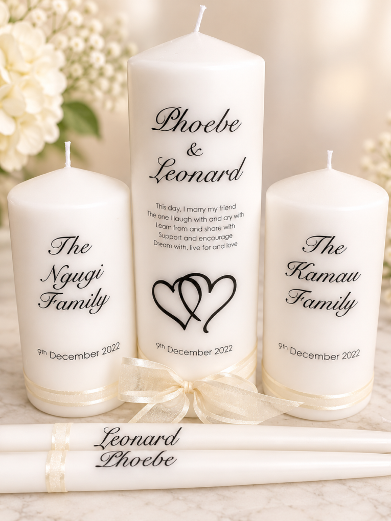 HARMONY WEDDING CANDLE SET
