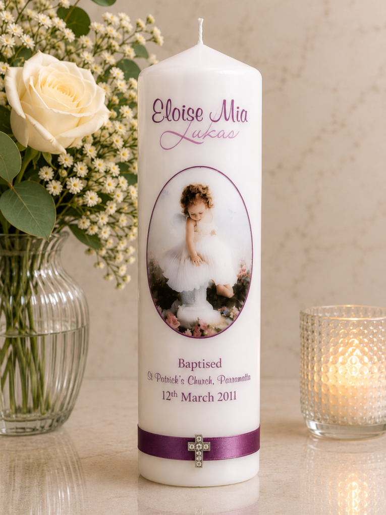 ELLOISE BAPTISM CANDLE