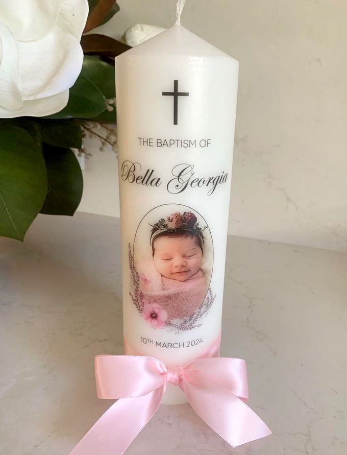 BELLA BAPTISM CANDLE