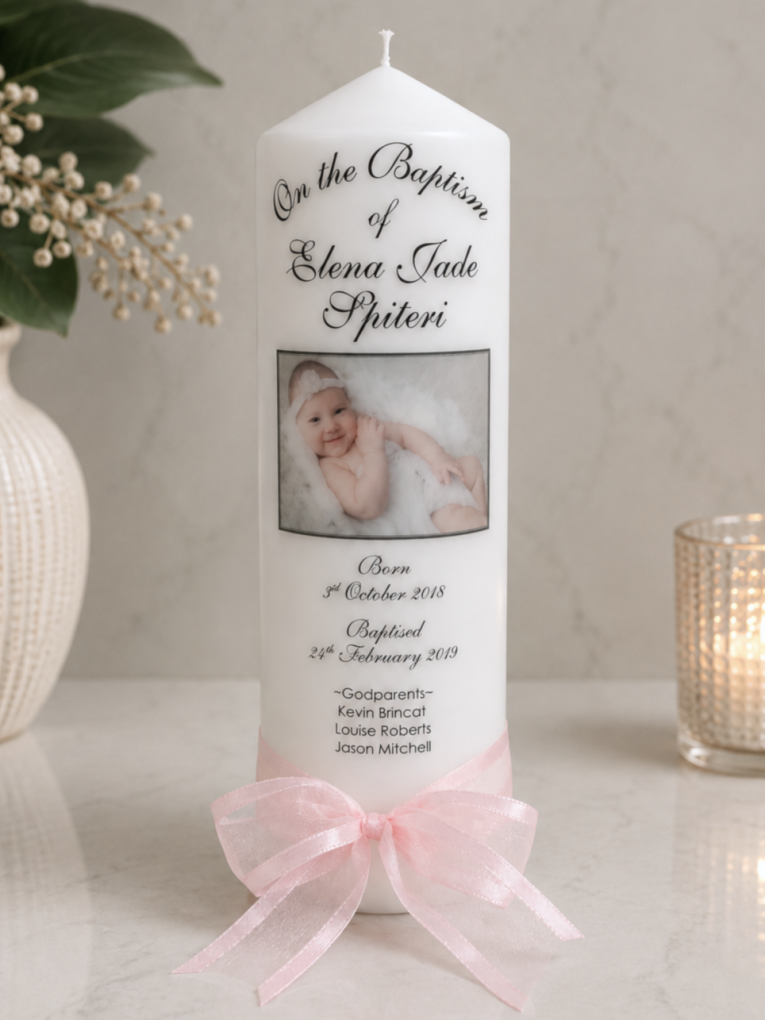ELENA BAPTISM CANDLE