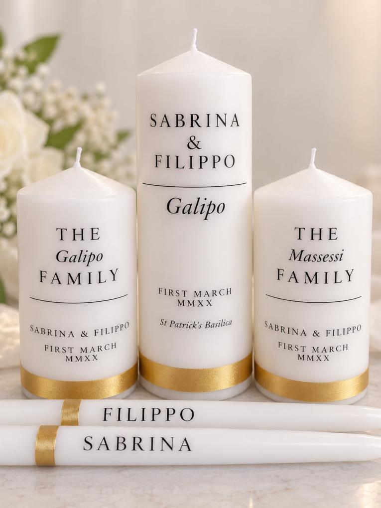 EVERMORE WEDDING CANDLE SET
