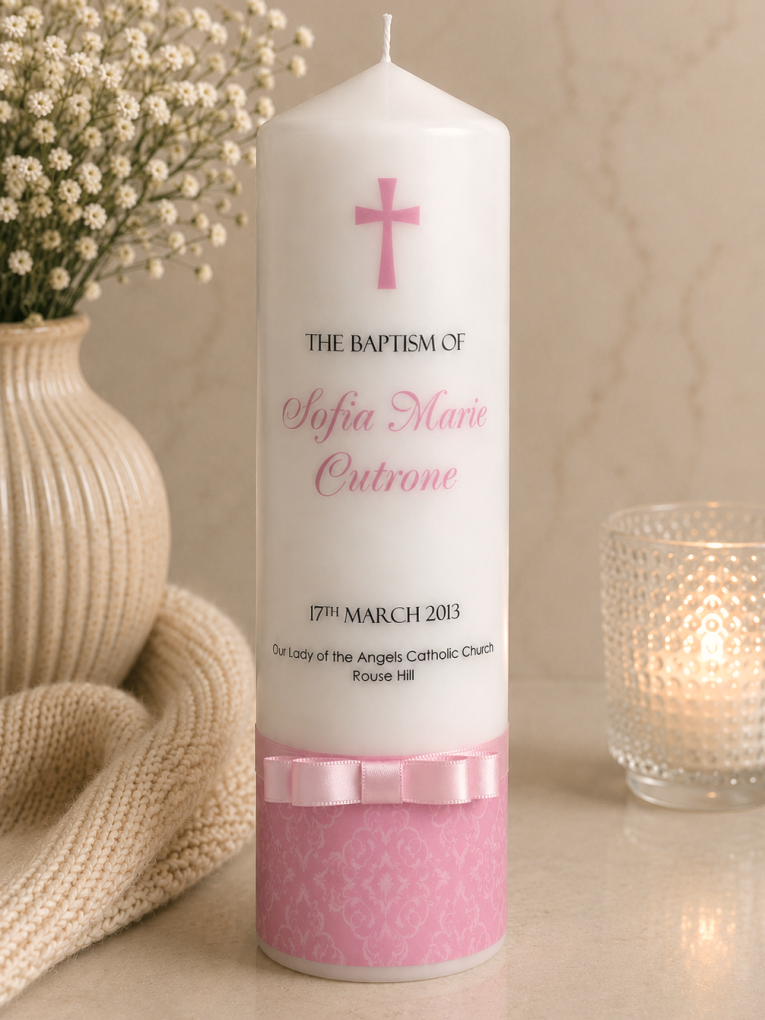 SOFIA BAPTISM CANDLE