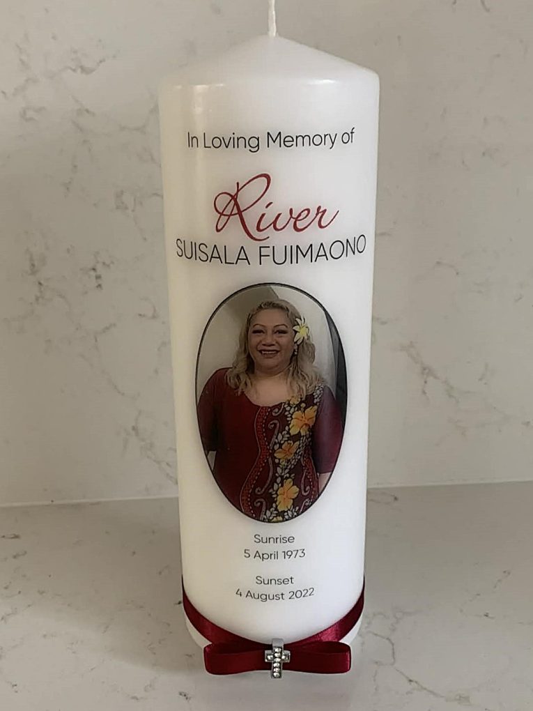 RIVER MEMORIAL CANDLE