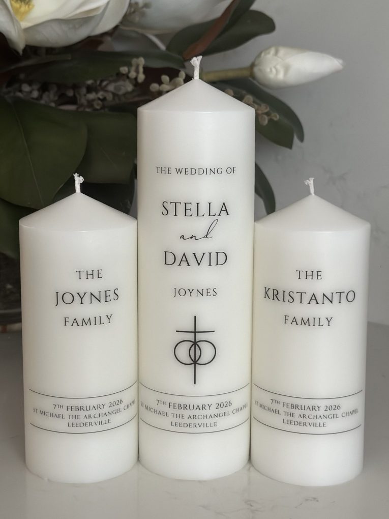 SACRED WEDDING CANDLE SET
