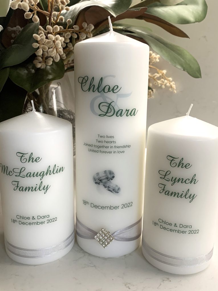 UNION WEDDING CANDLE SET