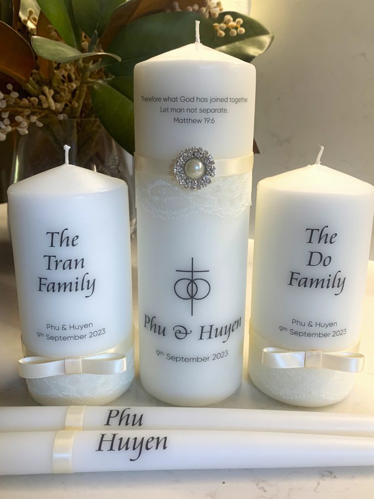 DEVOTION WEDDING CANDLE SET