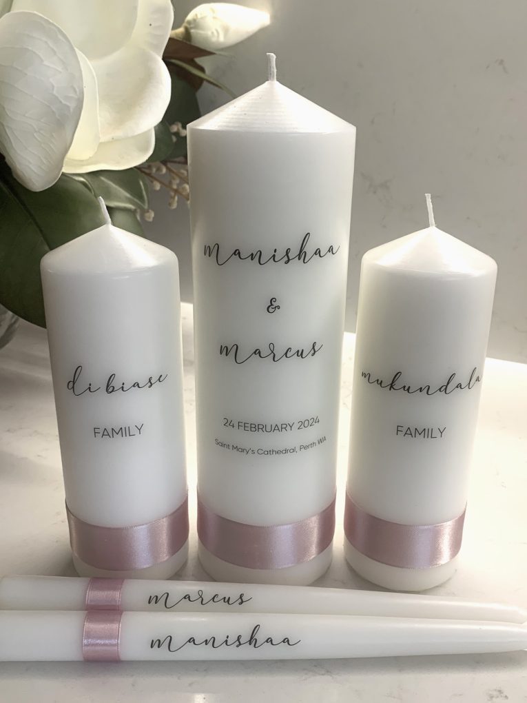 ENDURING WEDDING CANDLE SET