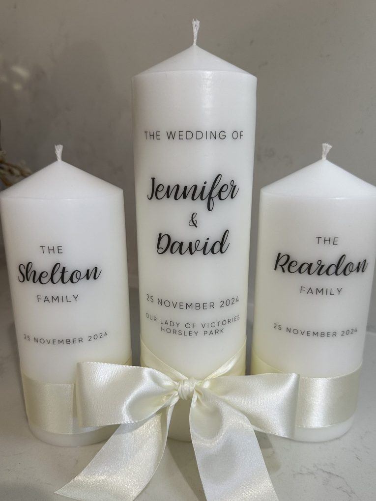 AFFECTION WEDDING CANDLE SET