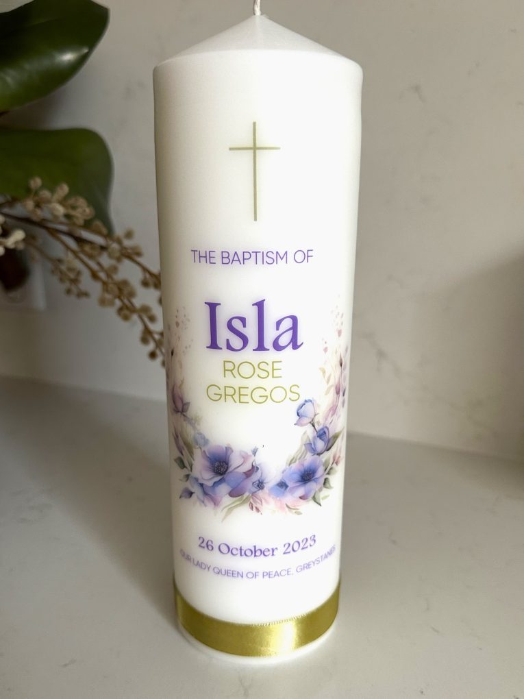 Baptism Candle