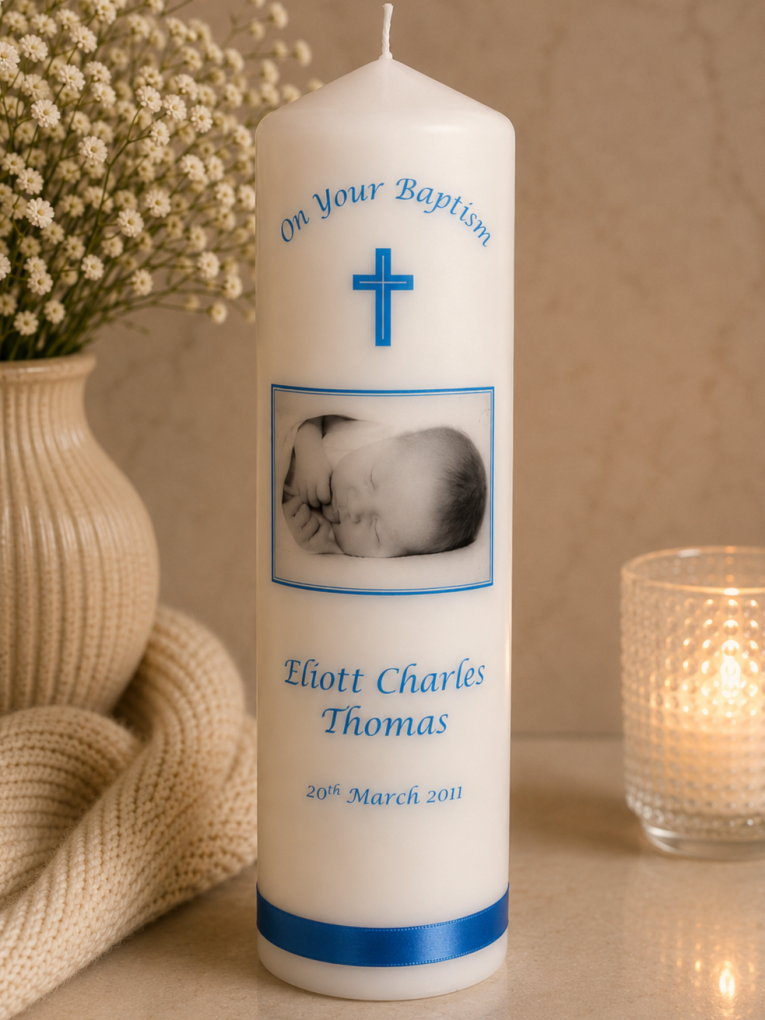 ELLIOTT BAPTISM CANDLE