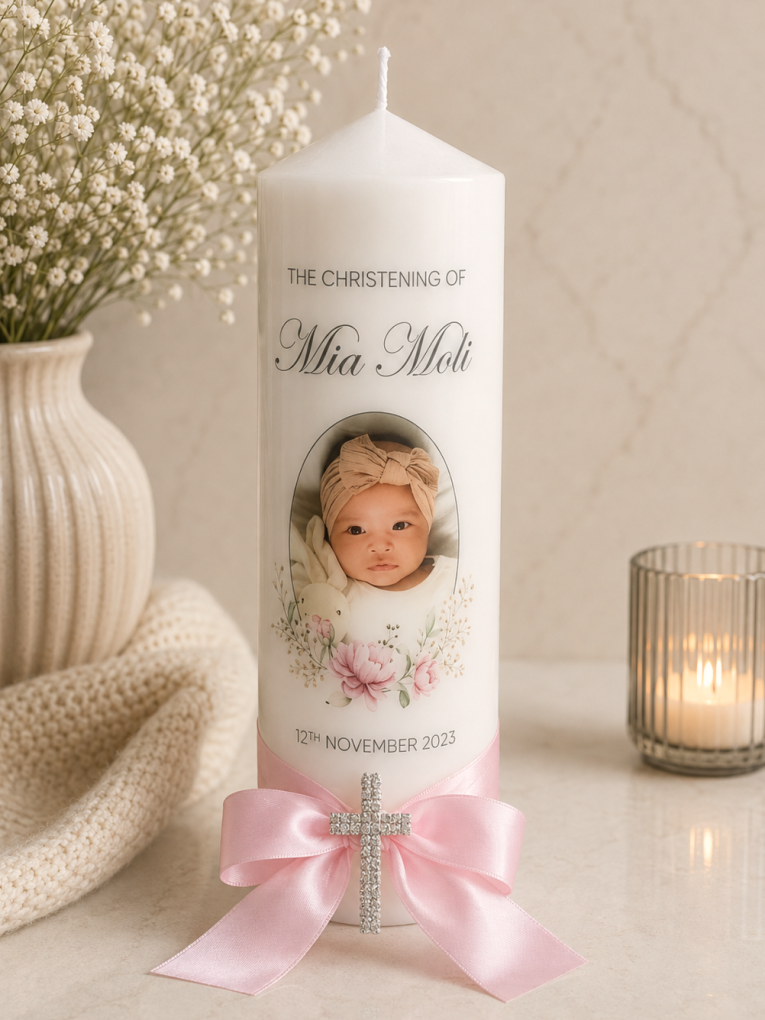 MIA BAPTISM CANDLE