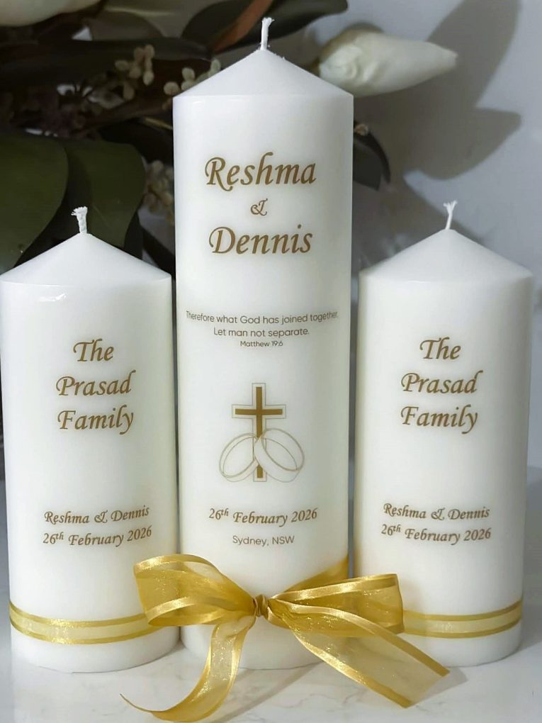 TRANQUIL WEDDING CANDLE SET