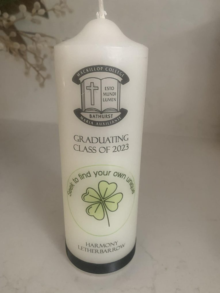 School Graduation Candle
